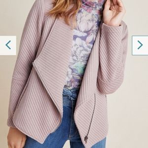 Anthropologie ribbed Moto jacket/blazer Bb Dakota